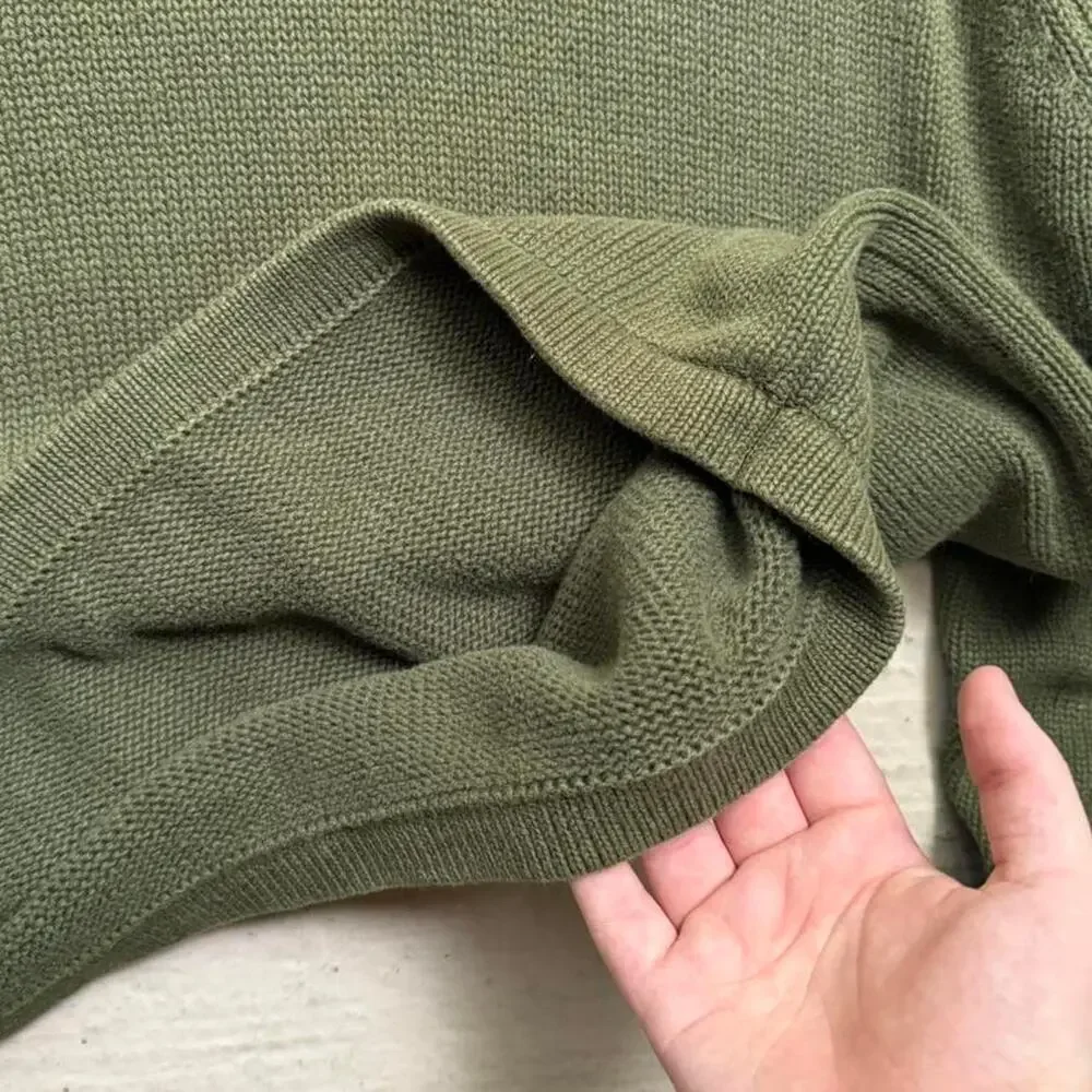 Vintage Old Navy Men's L Knit Sweater Green